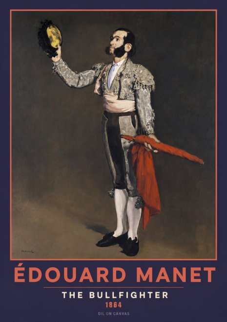 Édouard Manet The Bullfighter No3 - Juliste