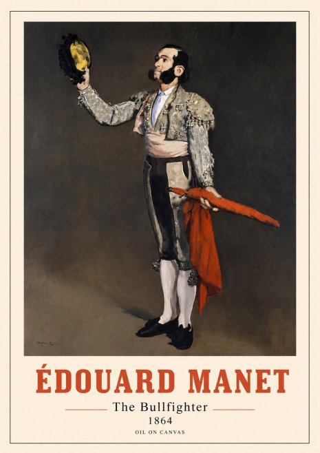 Édouard Manet The Bullfighter No4 - Juliste