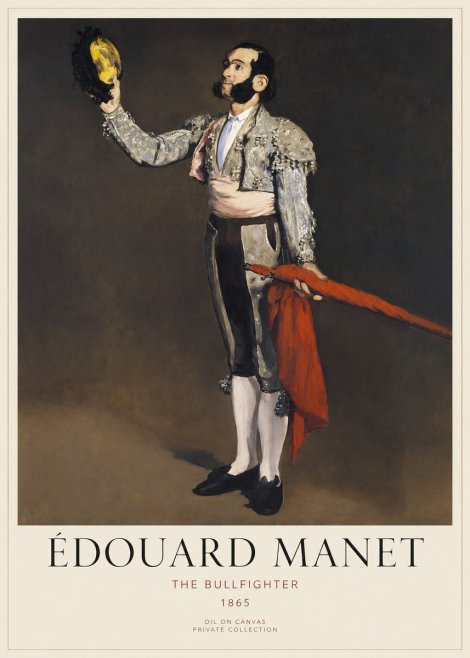 Édouard Manet The Bullfighter No6 - Juliste