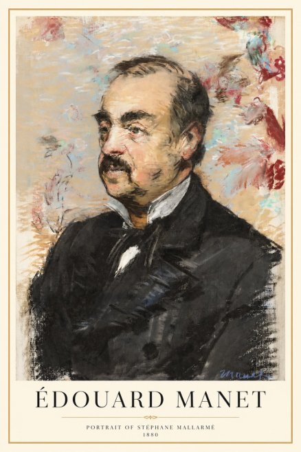 Édouard Manet Portrait of Stéphane Mallarmé I No1 - Juliste