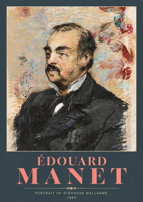 Édouard Manet Portrait of Stéphane Mallarmé I No5 - Juliste