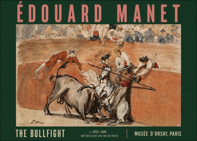 Édouard Manet The Bullfight I No5 - Juliste