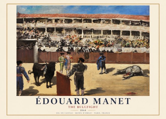 Édouard Manet The Bullfight II No1 - Juliste