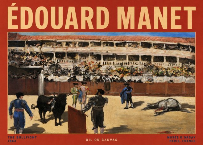 Édouard Manet The Bullfight II No2 - Juliste