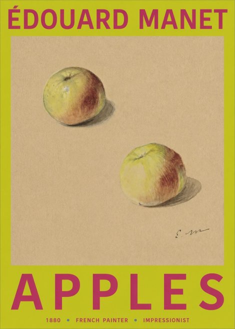 Édouard Manet Apples No2 - Juliste