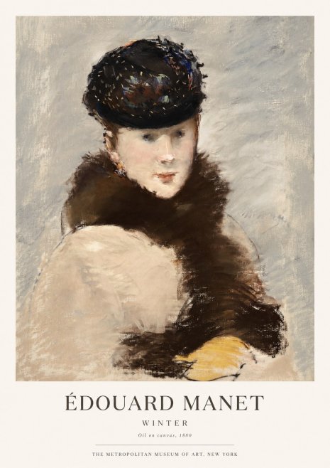 Édouard Manet Winter No1 - Juliste