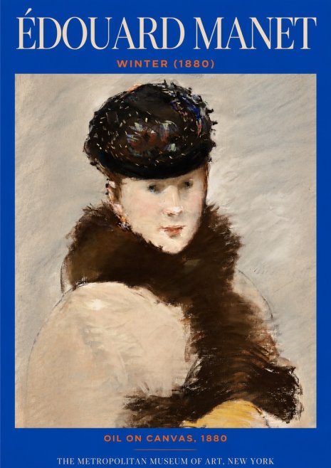 Édouard Manet Winter No2 - Juliste