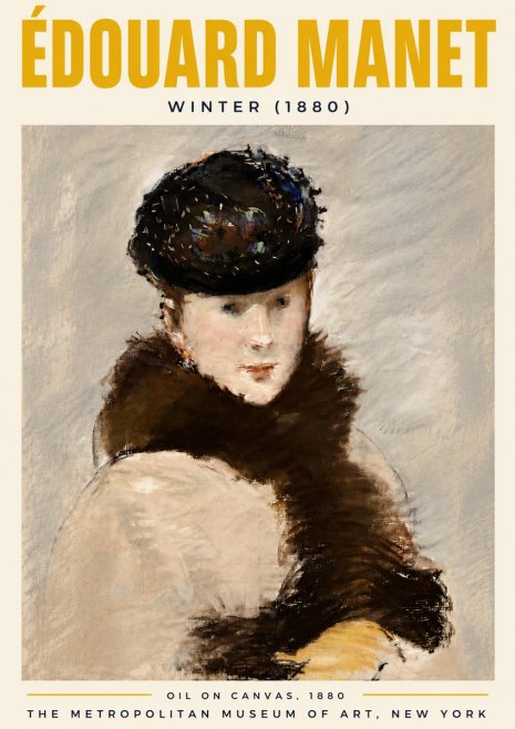 Édouard Manet Winter No6 - Juliste