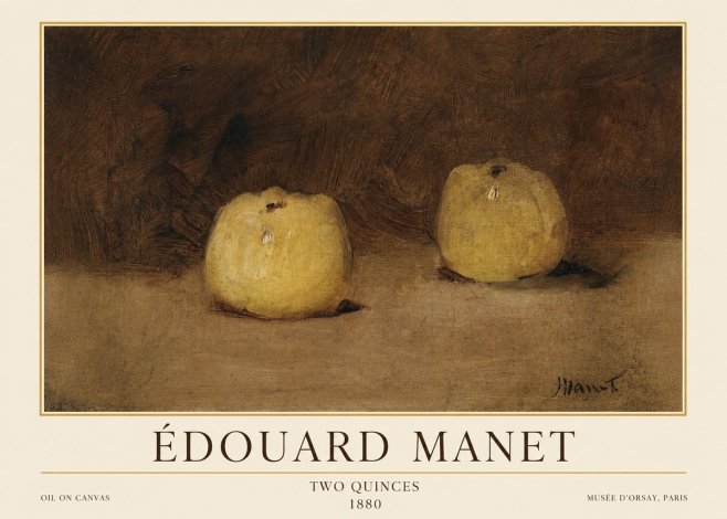 Édouard Manet Two Quinces No1 - Juliste