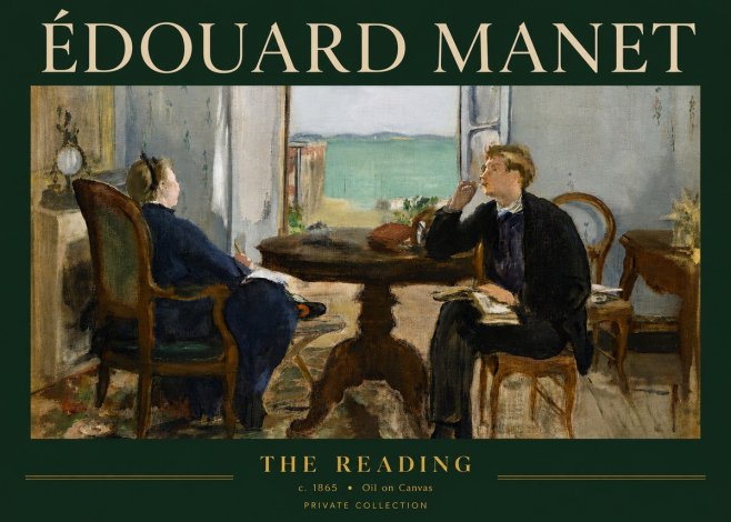 Édouard Manet The Reading No4 - Juliste