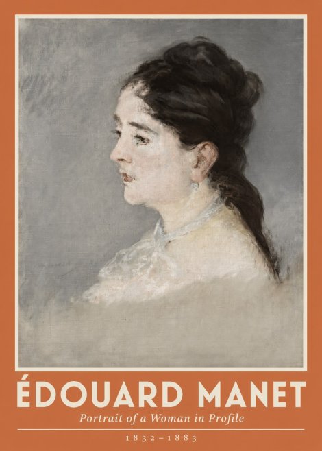 Édouard Manet Portrait of a Woman in Profile No2 - Juliste