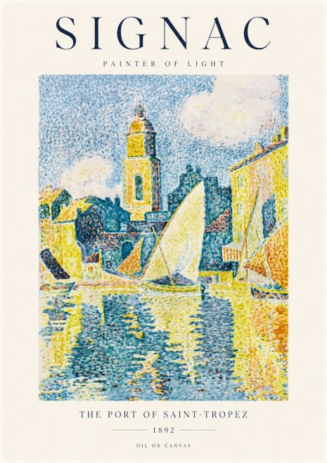 Signac The Port of Saint-tropez No1 - Juliste