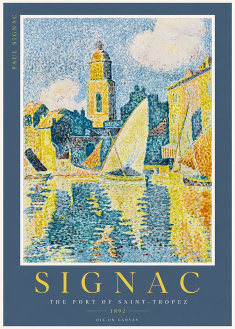 Signac The Port of Saint-tropez No2 - Juliste