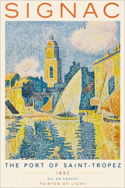 Signac The Port of Saint-tropez No4 - Juliste