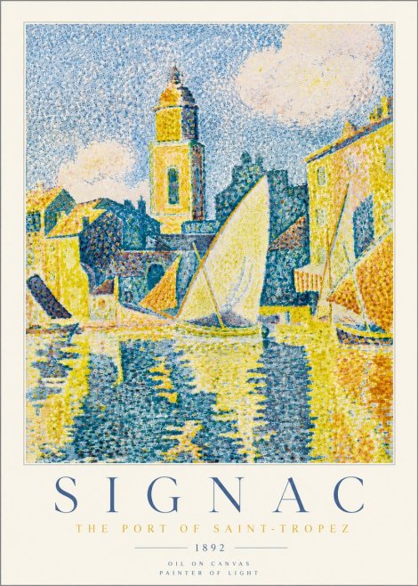 Signac The Port of Saint-tropez No5 - Juliste