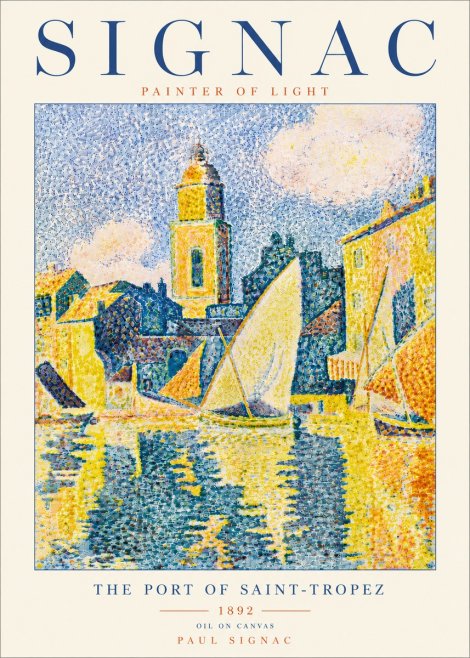 Signac The Port of Saint-tropez No6 - Juliste