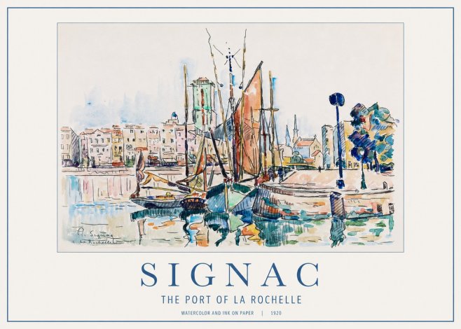 Signac The Port of La Rochelle No1 - Juliste