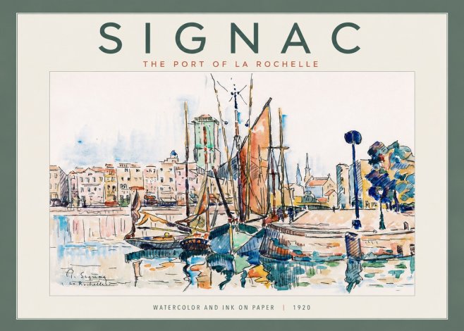 Signac The Port of La Rochelle No4 - Juliste