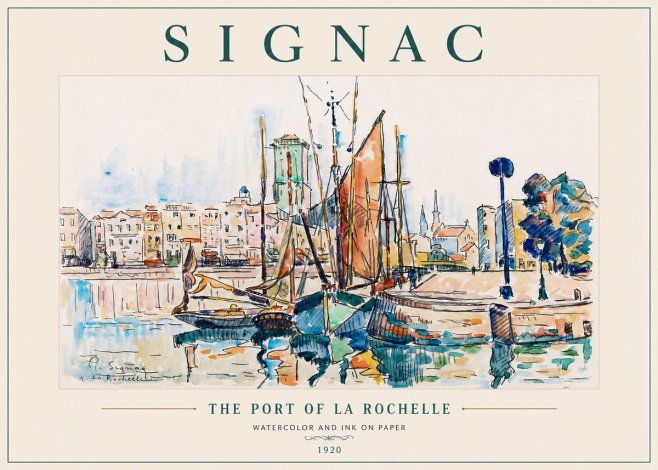 Signac The Port of La Rochelle No6 - Juliste