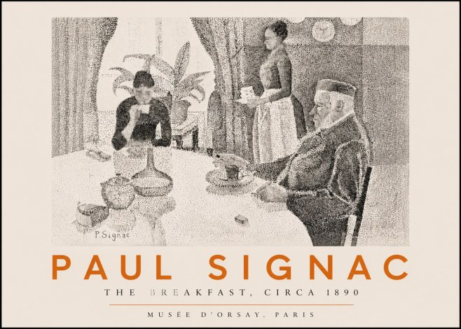 Signac The Breakfast No3 - Juliste