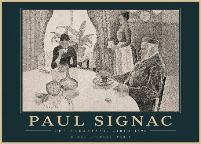 Signac The Breakfast No4 - Juliste