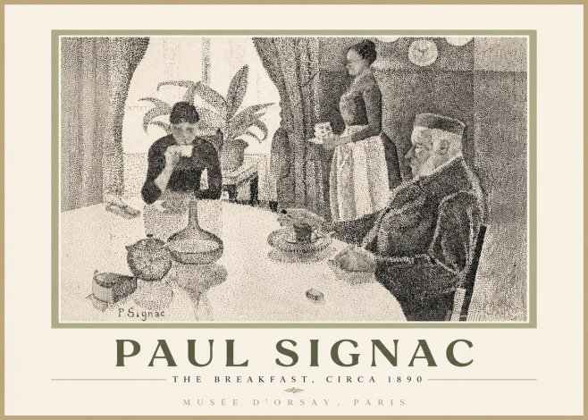 Signac The Breakfast No6 - Juliste