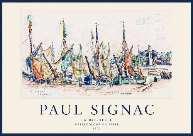 Signac La Rochelle I No1 - Juliste