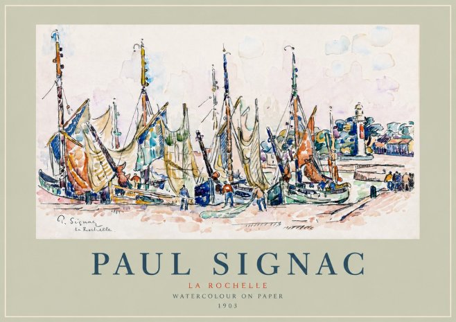 Signac La Rochelle I No2 - Juliste