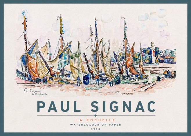 Signac La Rochelle I No4 - Juliste
