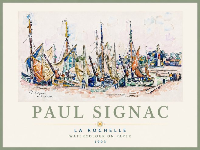Signac La Rochelle I No6 - Juliste