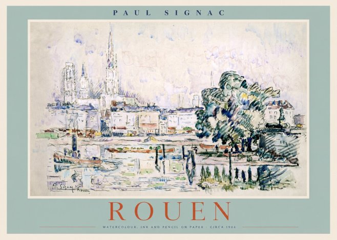Signac Rouen No2 - Juliste