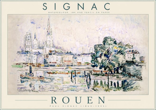Signac Rouen No4 - Juliste