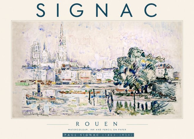 Signac Rouen No5 - Juliste