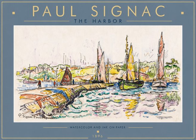 Signac The Harbor I No6 - Juliste