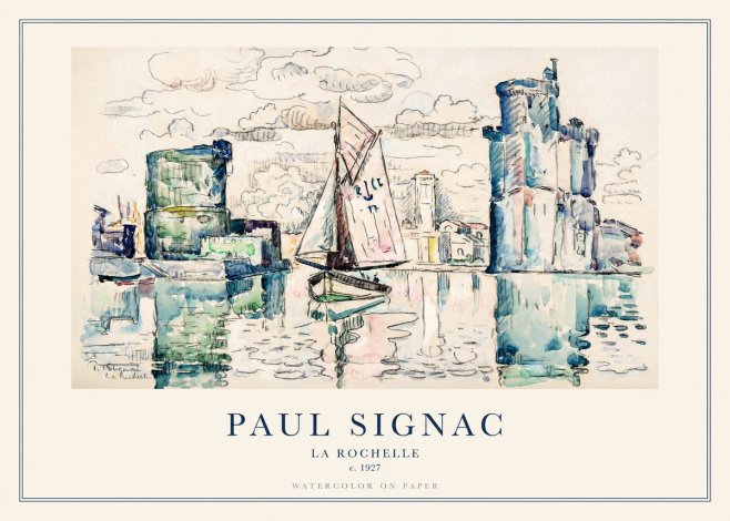Signac La Rochelle II No1 - Juliste