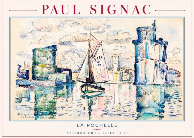 Signac La Rochelle II No3 - Juliste