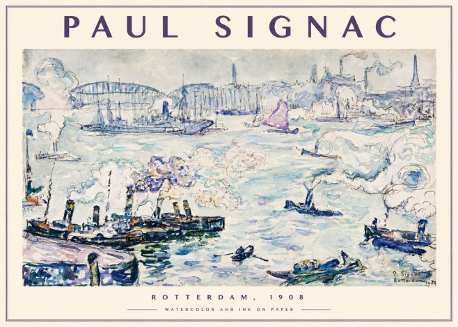 Signac Rotterdam, 1908 No4 - Juliste