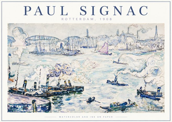 Signac Rotterdam, 1908 No5 - Juliste