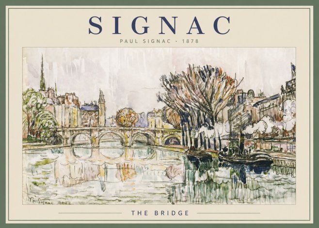 Signac The Bridge I No2 - Juliste