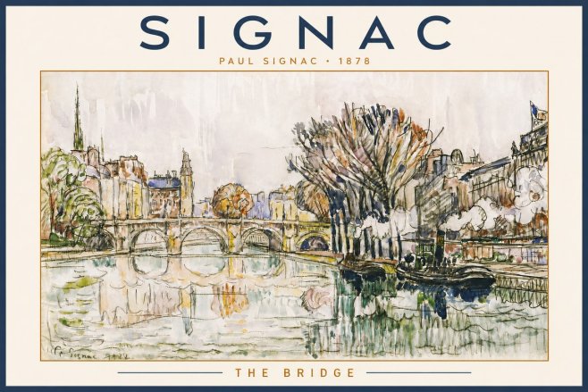 Signac The Bridge I No6 - Juliste