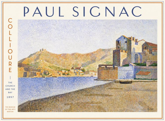 Signac Collioure - the Church and the Bay No5 - Juliste