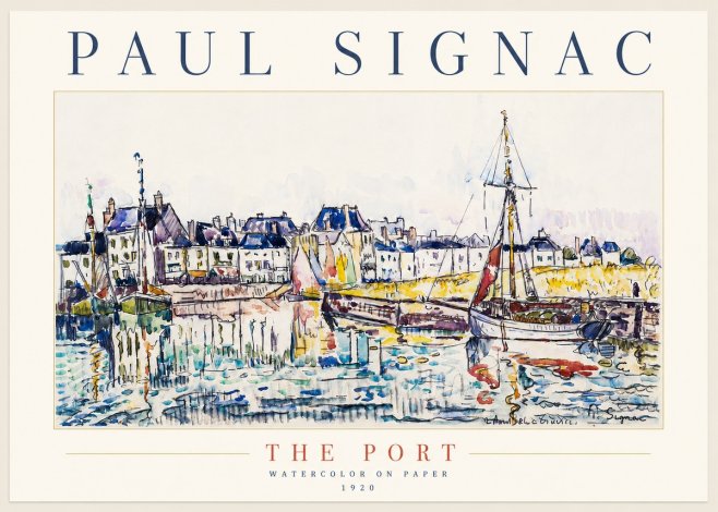 Signac The Port I No5 - Juliste