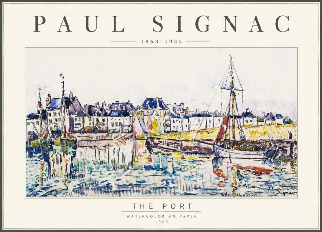Signac The Port I No6 - Juliste