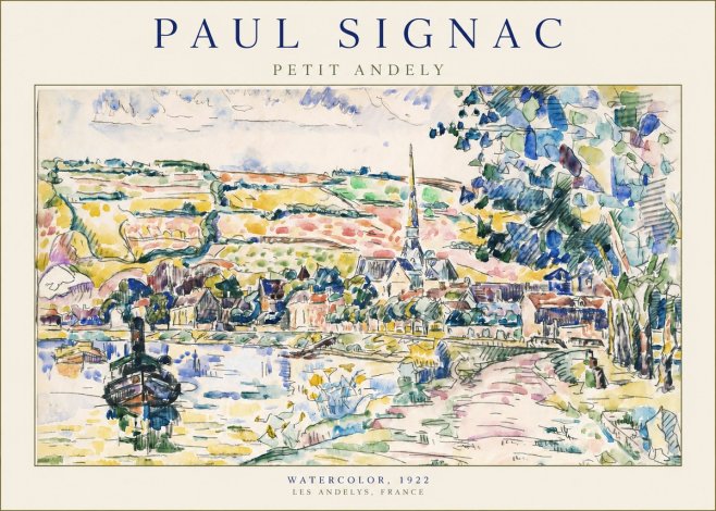 Signac Petit Andely No2 - Juliste