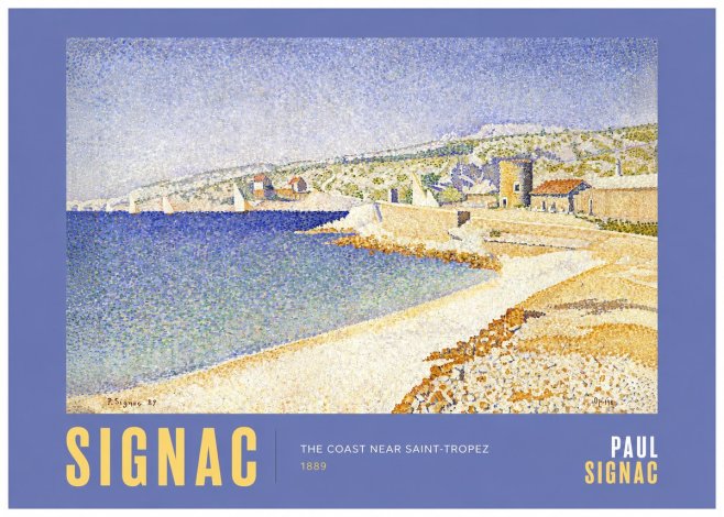 Signac The Coast Near Saint-tropez No2 - Juliste