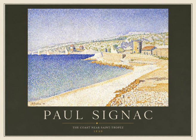 Signac The Coast Near Saint-tropez No3 - Juliste