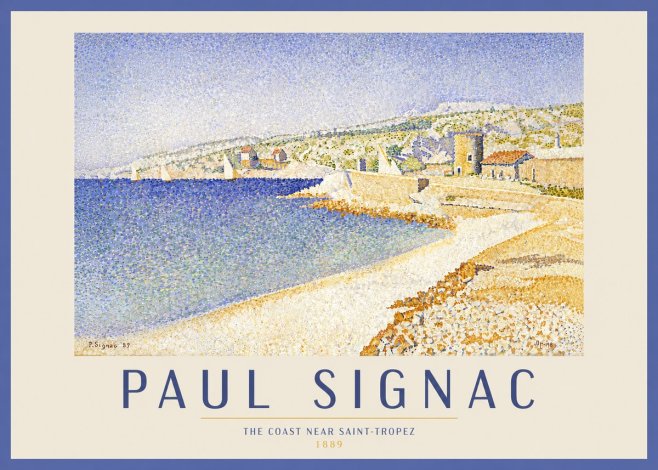 Signac The Coast Near Saint-tropez No4 - Juliste