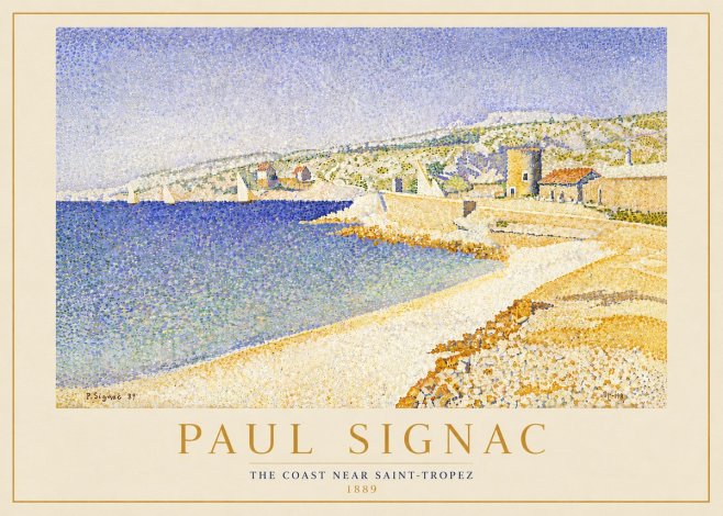 Signac The Coast Near Saint-tropez No5 - Juliste