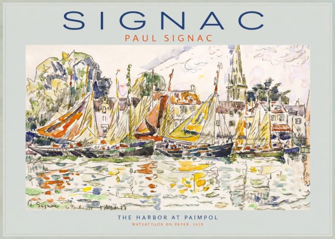 Signac The Harbor at Paimpol No2 - Juliste