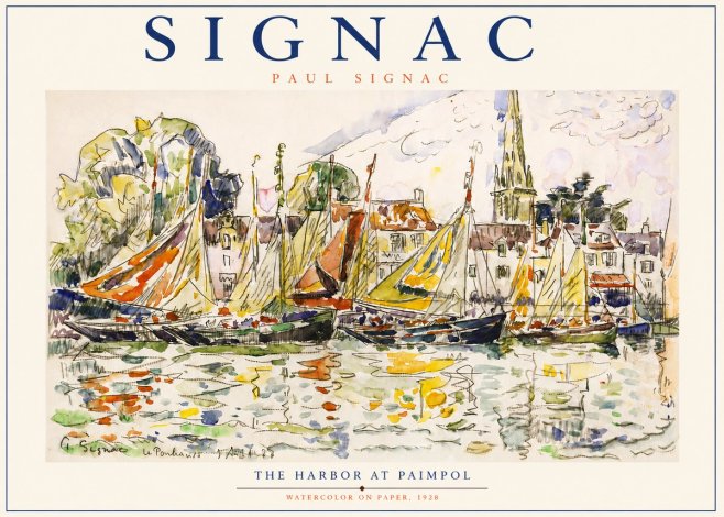 Signac The Harbor at Paimpol No3 - Juliste
